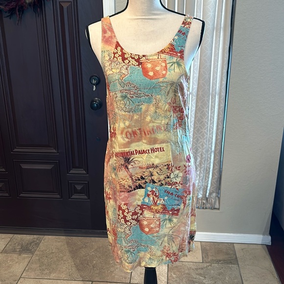 Weekend Traffic Rayon Vacation Dress - Picture 1 of 8